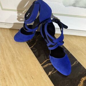 Elegant Blue Women's Heels